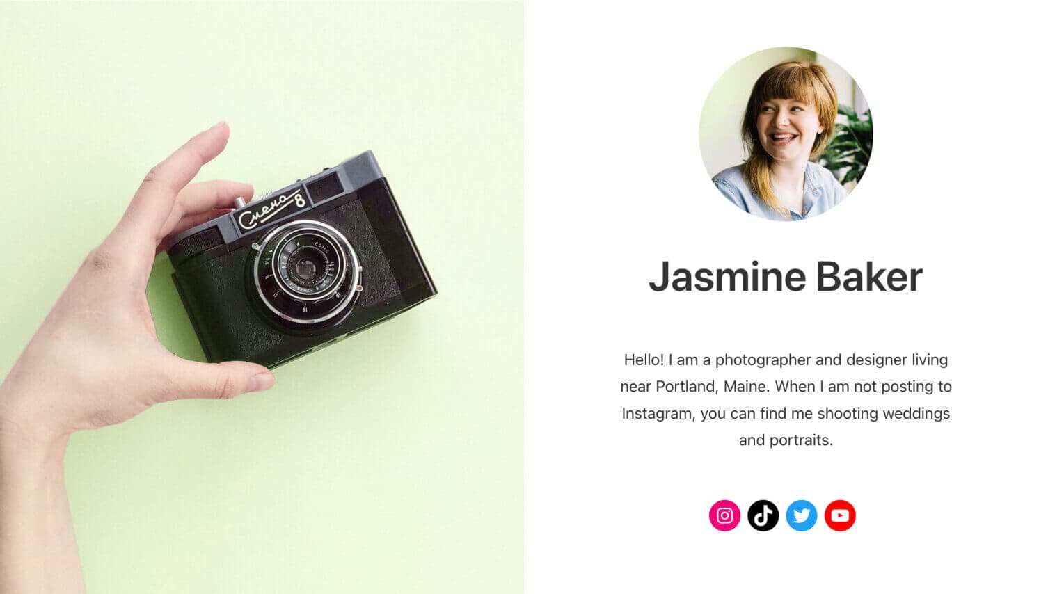 website example